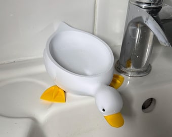 Duck Soap Dish 3D Printed in ECO friendly PLA free delivery