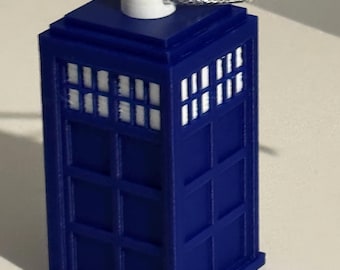 Tardis inspired Tree Decoration hanging decoration whovian