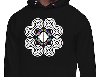 Fancy elephant foot print Unisex Hoodie