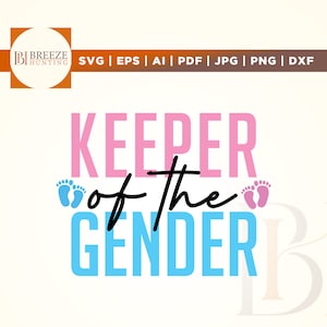Keeper Of Gender Reveal Shirt Party Idea Baby Announcement Keeper Of Gender Reveal Shirt Party Idea Baby Announcement