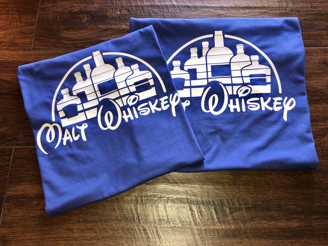 DISNEY MALT WHISKEY Shirt Disney Dri Fit Disney Dad Mens Etsy