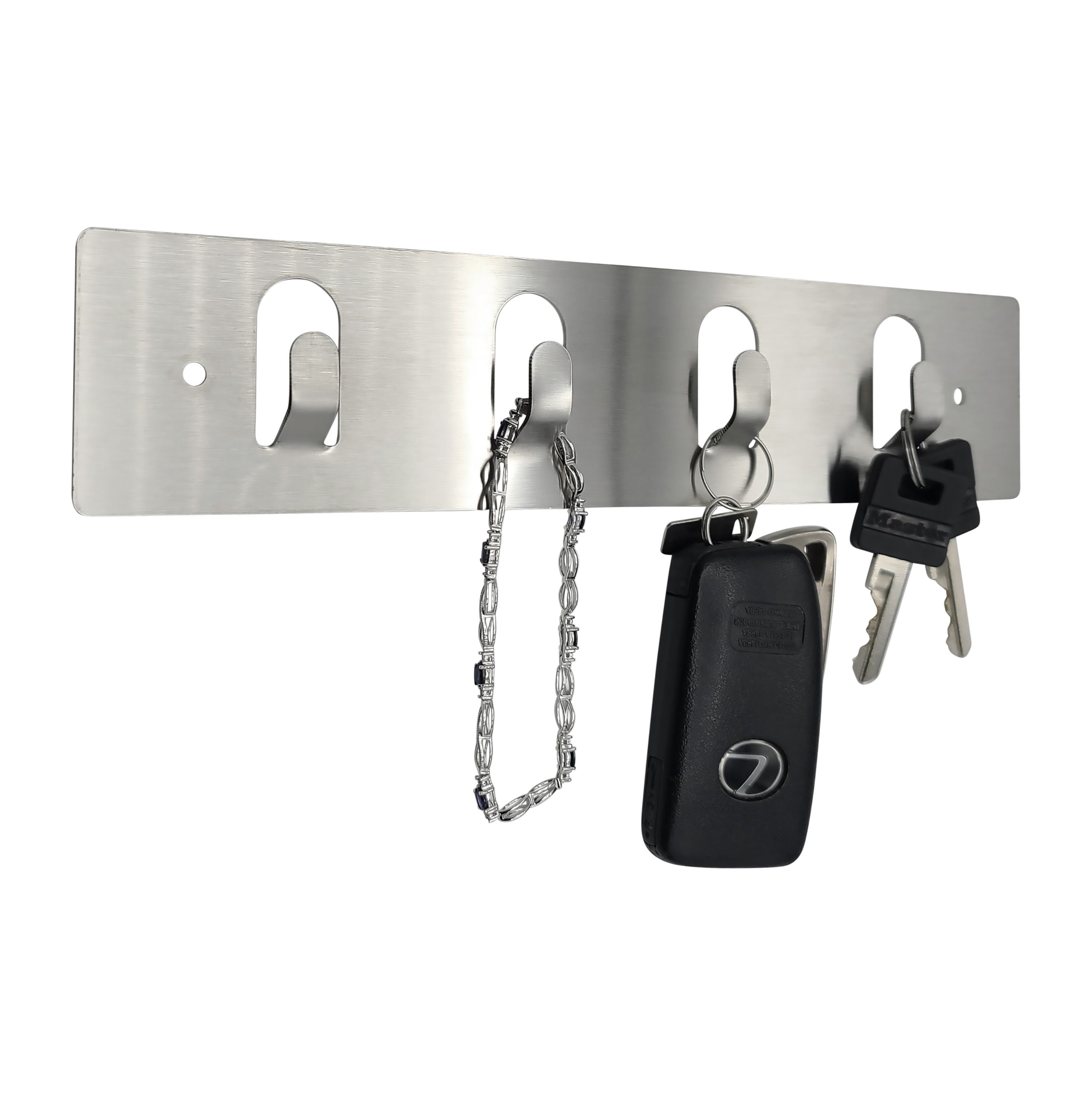 Stainless Steel Key Holder - Key Holder for Wall - Key Hook - Key