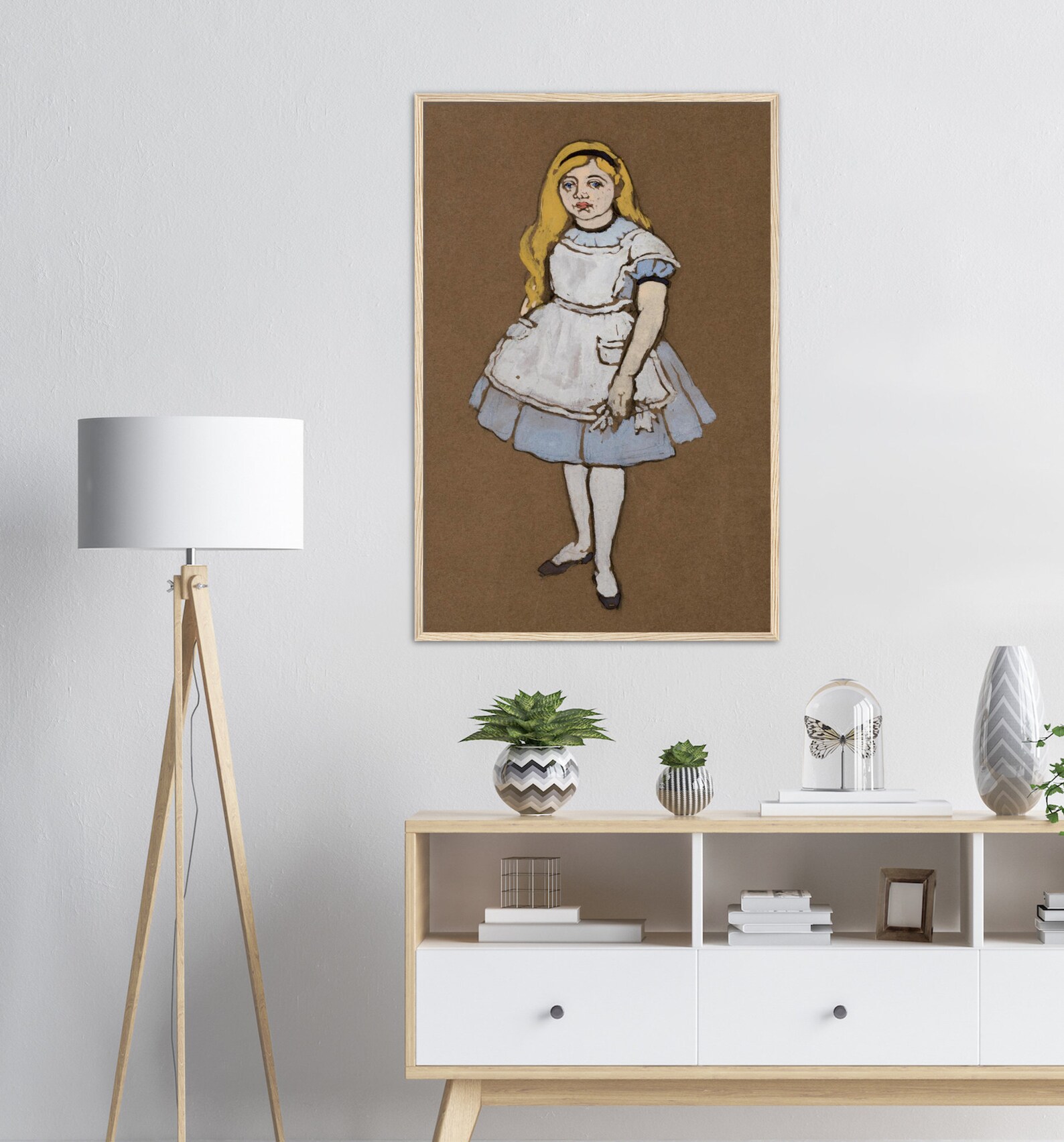 Alice in Wonderland Wall Decor Alice Print Premium Framed Etsy UK