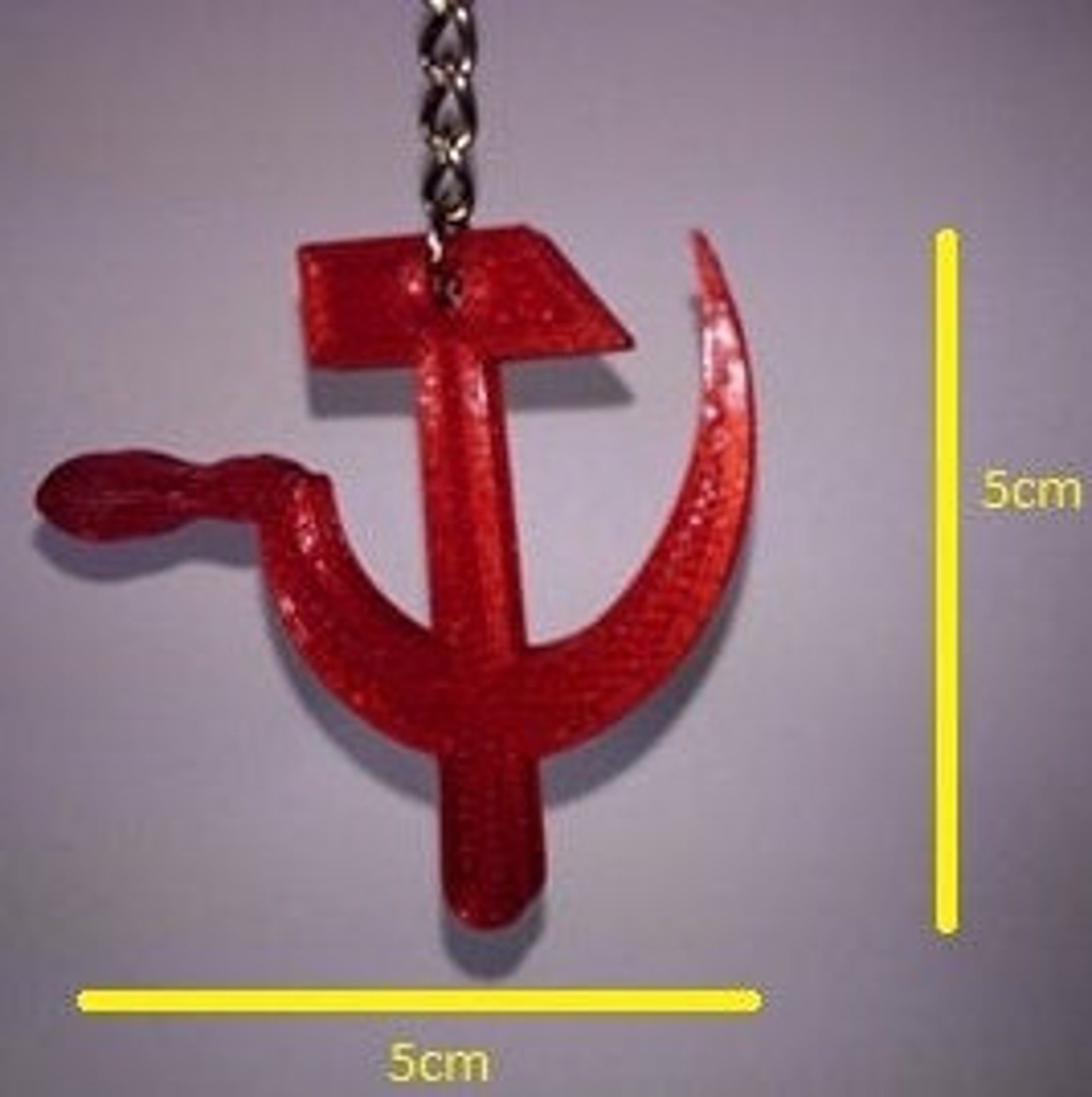 Hammer and Sickle Communist Keychain Etsy