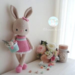 Crochet Pattern/NINA, the rabbit/Pdf/English