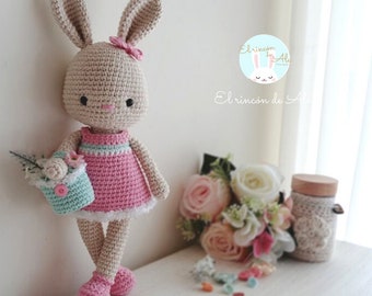 Crochet Pattern/NINA, the rabbit/Pdf/English