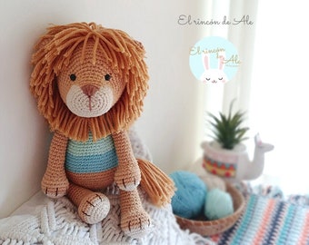 Crochet Pattern/ALAN LION /Amigurumi/Pdf/English-Nederlands