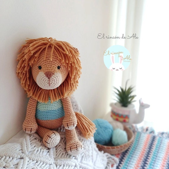 Crochet Pattern/ALAN LION /Amigurumi