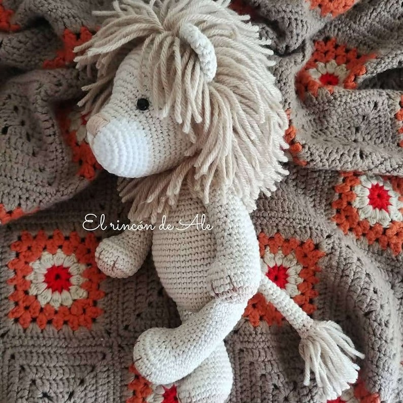 Crochet Pattern/ALAN LION /Amigurumi/Pdf/English-Nederlands image 7