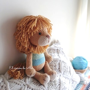 Crochet Pattern/ALAN LION /Amigurumi/Pdf/English-Nederlands image 3