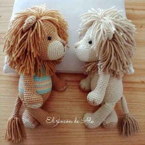 Crochet Pattern/ALAN LION /Amigurumi/Pdf/English-Nederlands image 6