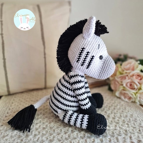 mamiページ あみぐるみ かぎ針編みパターン/あみぐるみ/シマウマのNICO/PDF/英語 - Etsy 日本
