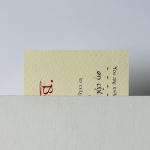 Lord of the Rings Fantasy Bookmark – Bilbo’s Birthday Invitation, Shire Party Prop image 8