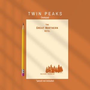 Twin Peaks A6 Notepad – 50 Sheets