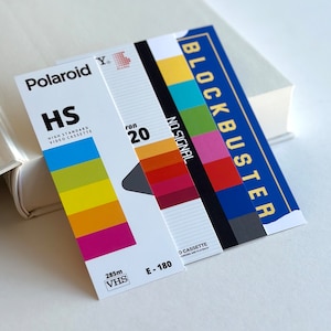 Retro VHS Tape Bookmarks: 90s Nostalgia Gift Set for Book Lovers, Unique Page Holders