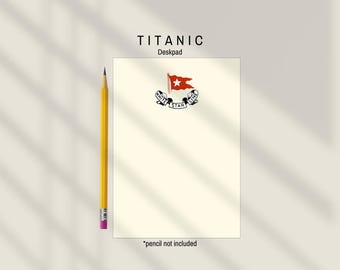 Titanic A6 Notepad – 50 Sheets