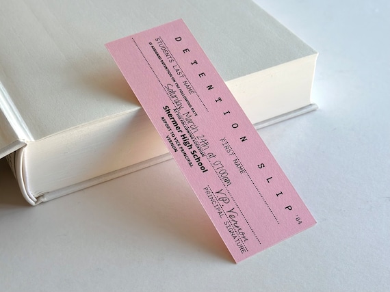 The Breakfast Club Personalised Bookmark Holder