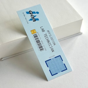 Jurassic Park Bookmark: InGen Lab ID Card Prop