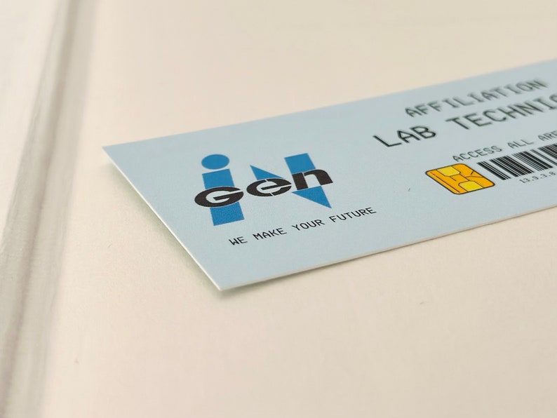 Jurassic Park Bookmark – Ingen Lab ID Card - Etsy Canada