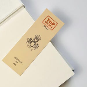 James Bond Custom Bookmark – 007, MI6 Personalized Bookmark Mission Brief image 5