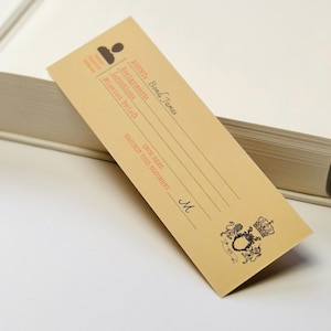James Bond Custom Bookmark – 007, MI6 Personalized Bookmark Mission Brief image 3