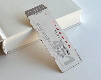 Fahrenheit 451 Bookmark – Fireman ID Card