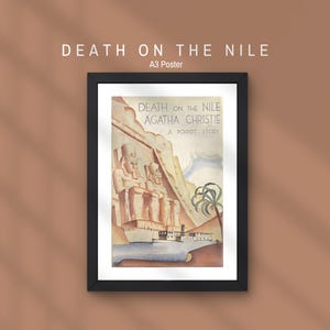 A3-poster Death on the Nile – originele boekomslag