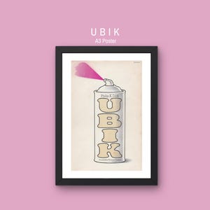 Ubik A3 Poster – Original Book Cover Art