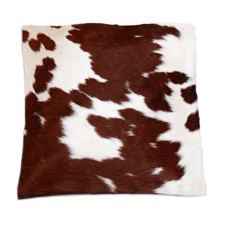 Cow Hide Cushion Covers Genuine Leather Hairy Cushions Pillows Cover