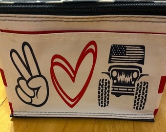 Peace Love Offroad 6 pack Americana Cooler