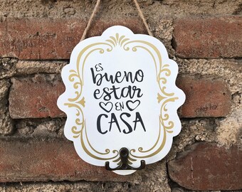 Cuadro de Madera - Farmhouse - Wooden Signs - Letrero - Casa - Llavero