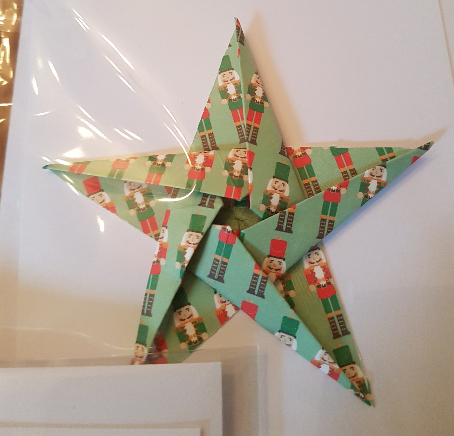 Hand made Origami star Christmas cards Etsy