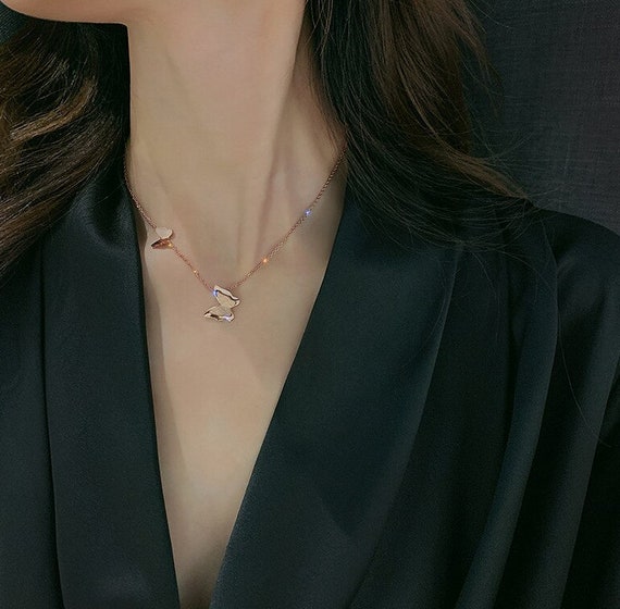 Cartier butterfly deals necklace