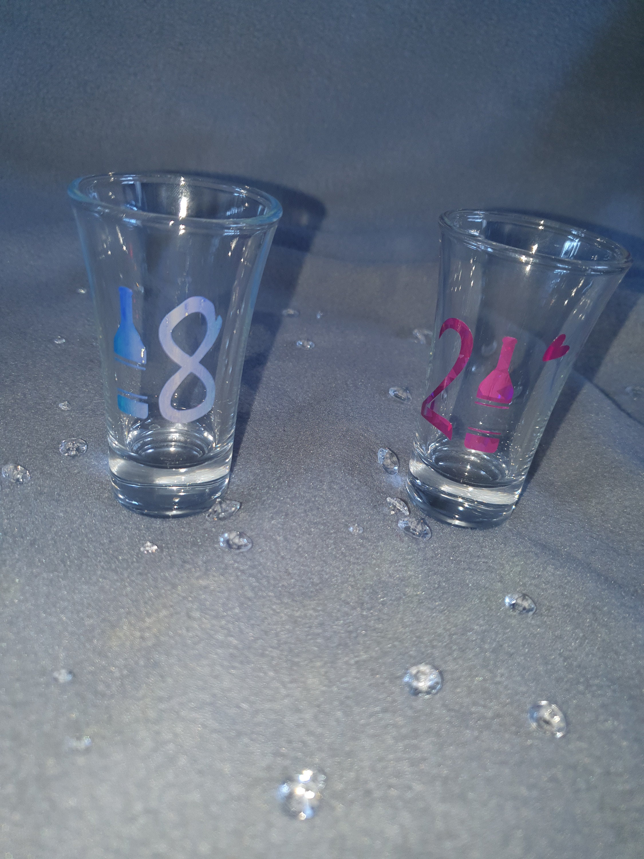 2 personalised shot glasses Etsy