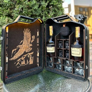 Set de whisky americano de 20 litros en bidón de cerveza, bidón de cerveza, regalo para un esposo, regalo personal en bidón, bidón de cerveza personalizado, minibar de viaje