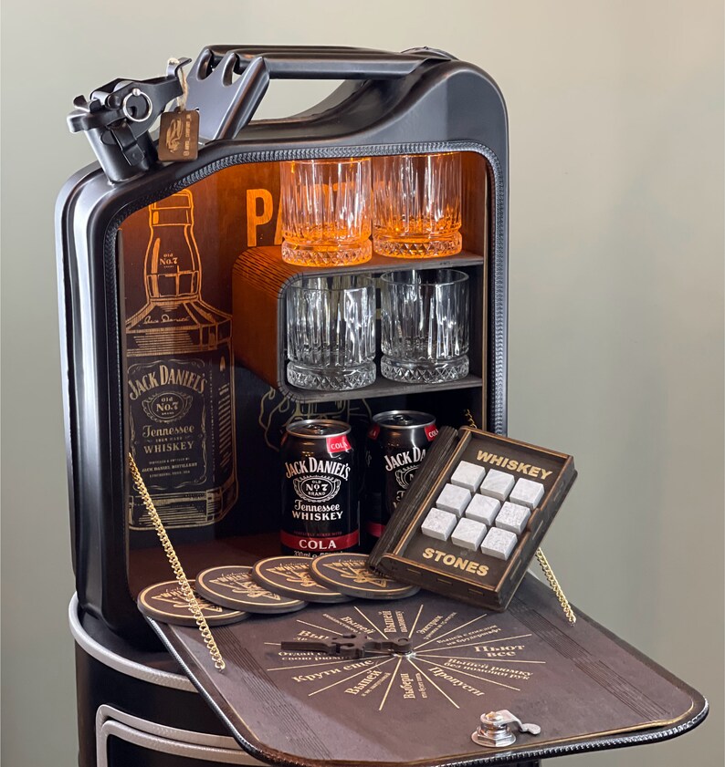 Original Jerry Can Mini Bar for a Gift Present for the Etsy