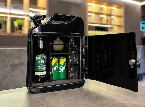 20 L Personalized Jerry Can Mini Bar, With Bluetooth Speaker