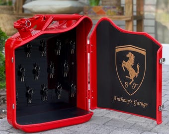 Kanister Schlüsselschrank, Metallwand-Schlüsselorganizer, cooles Geschenk für ihn
