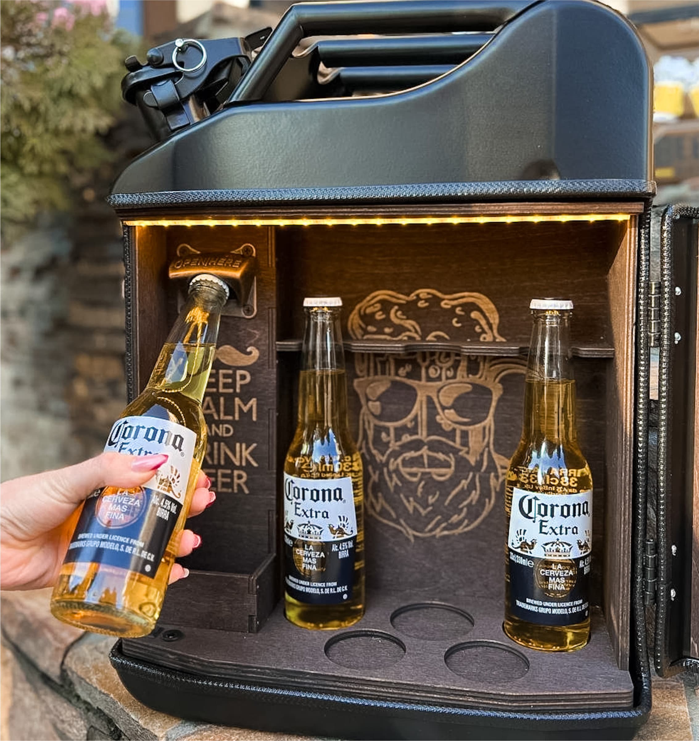 20 L Kanister Mini Bar für Bier, Originelles Geschenk Mini Bar