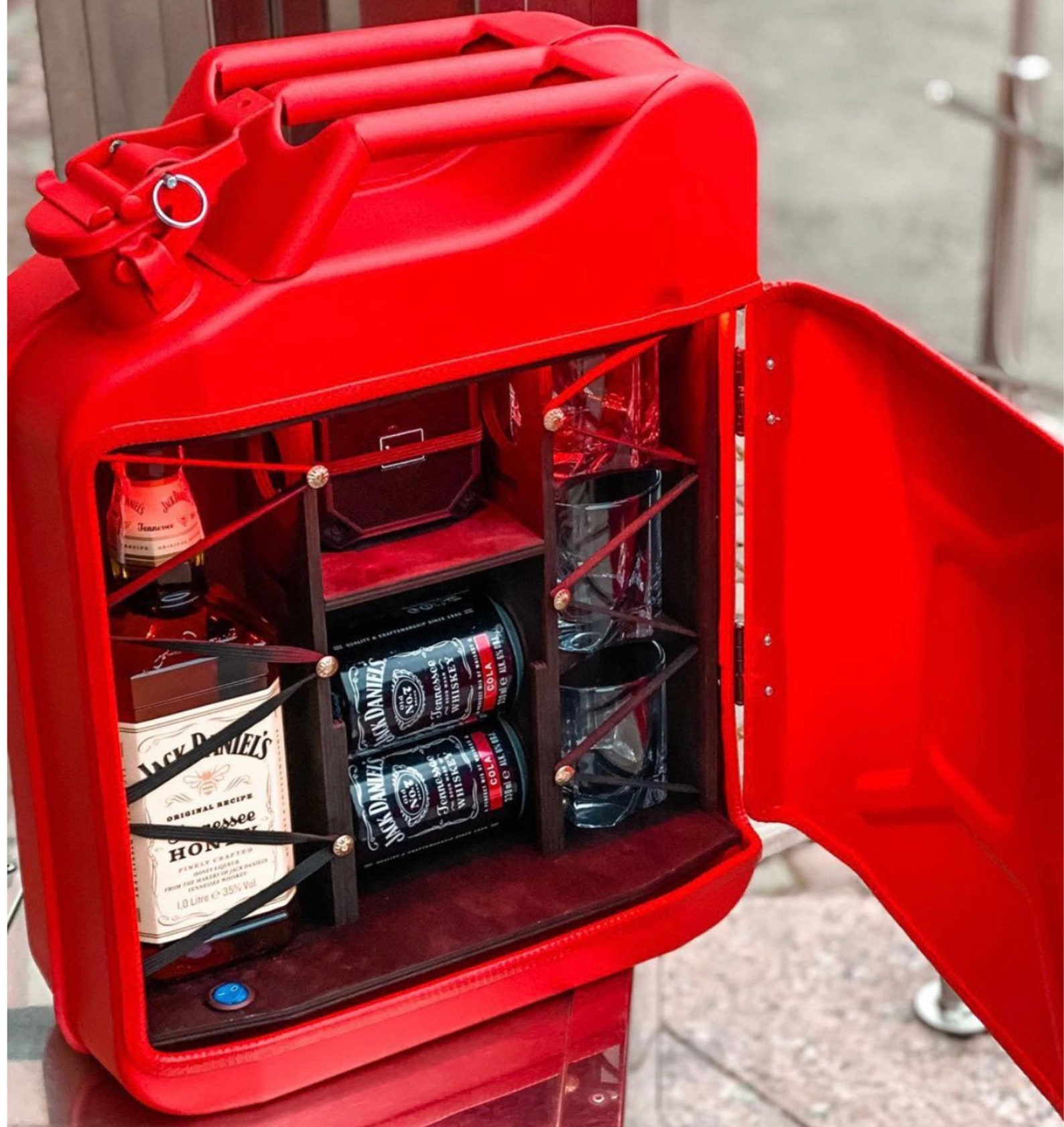 Jerry can mini bar. Custom original gift for a man fuel bar Etsy