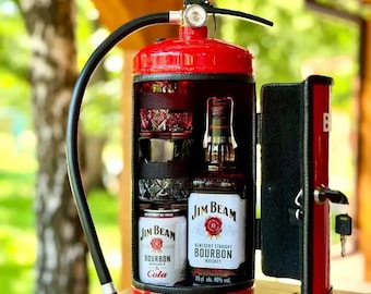Personalisierte Mini Bar aus Feuerlöscher, tragbare Mann Höhle Bar