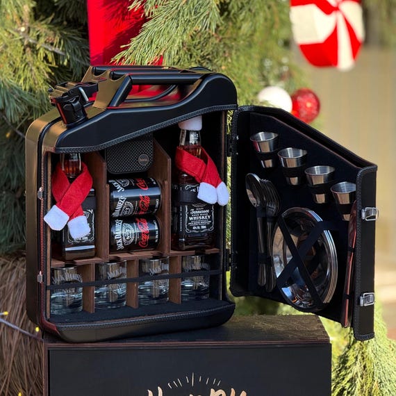 20L Jerry Can Mini Bar, Personalized Liquor Cabinet, Gift for Him