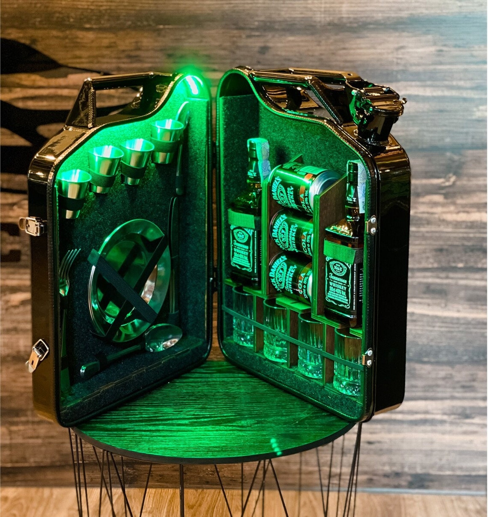 Black Matte Mini Bar Jerry Can Custom Original Gift for a Etsy