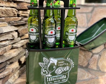 Beer Mini Bar From Fuel Jerry Can, Personalized Gift For Beerlover