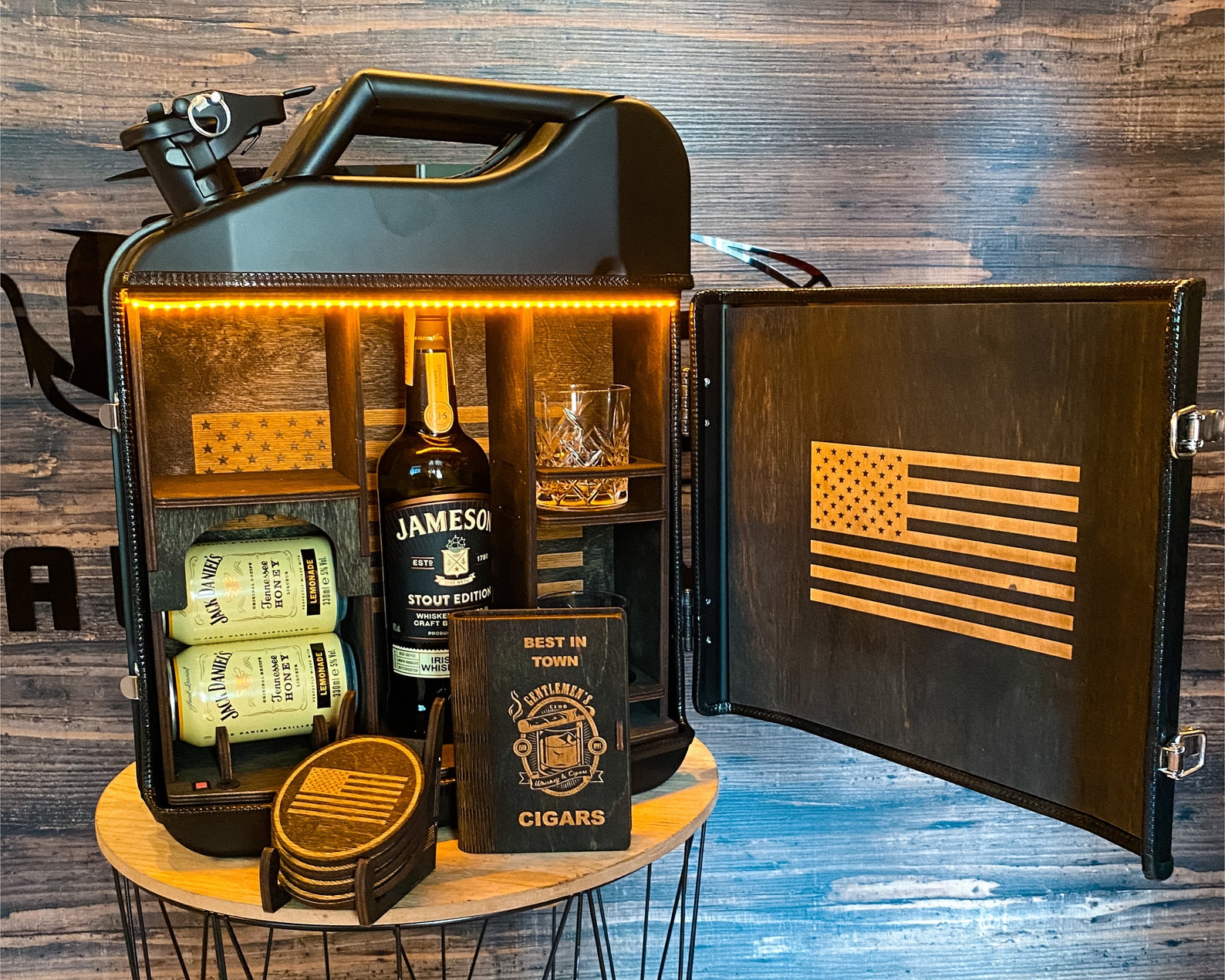 Jerry Can Mini Bar. Custom Original Gift for a Man Canister Etsy