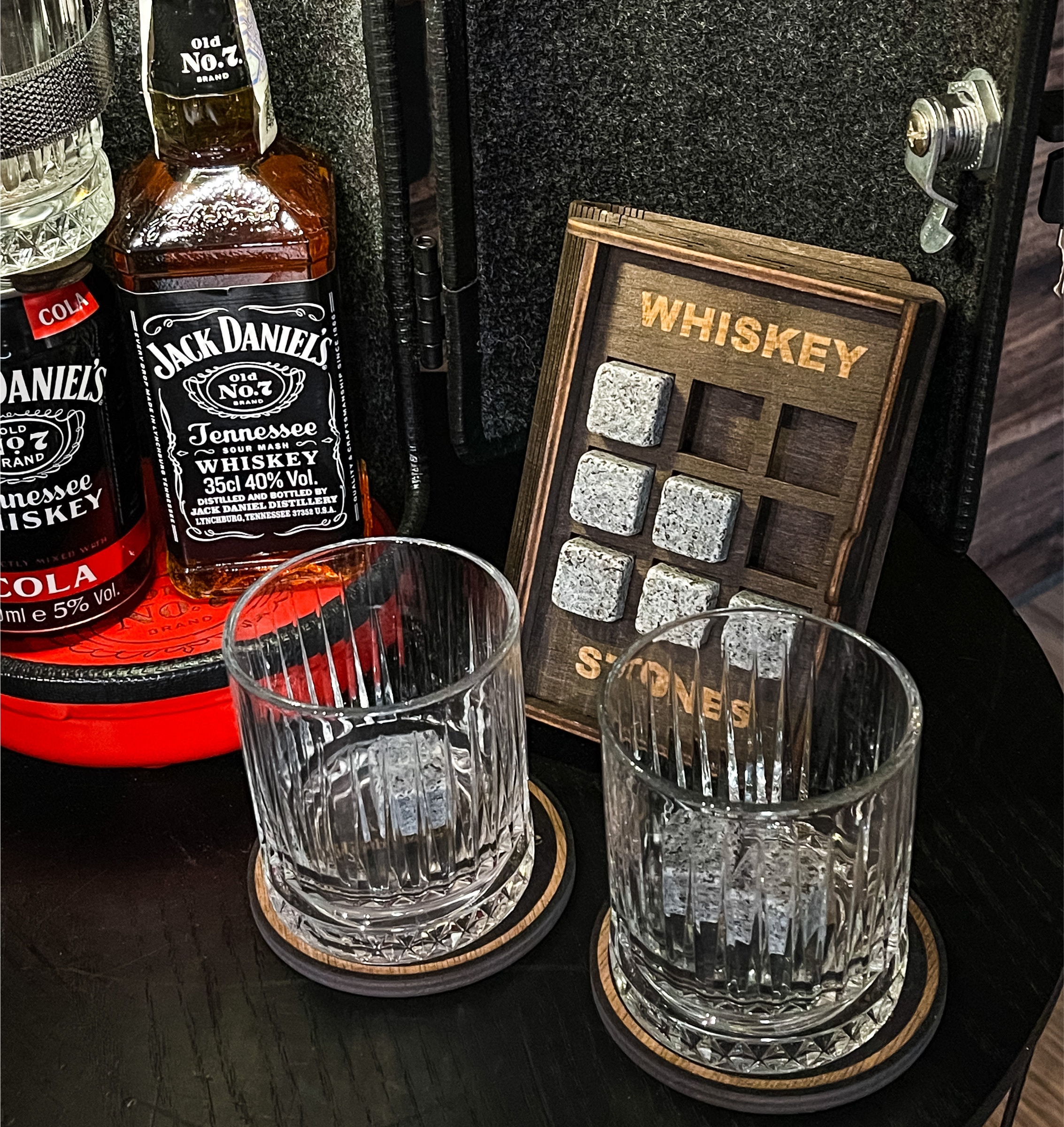 Feuerlöscher Umbau Mini Bar Jack Daniels Whisky Fußball Schwarz Gelb  Dortmund !!