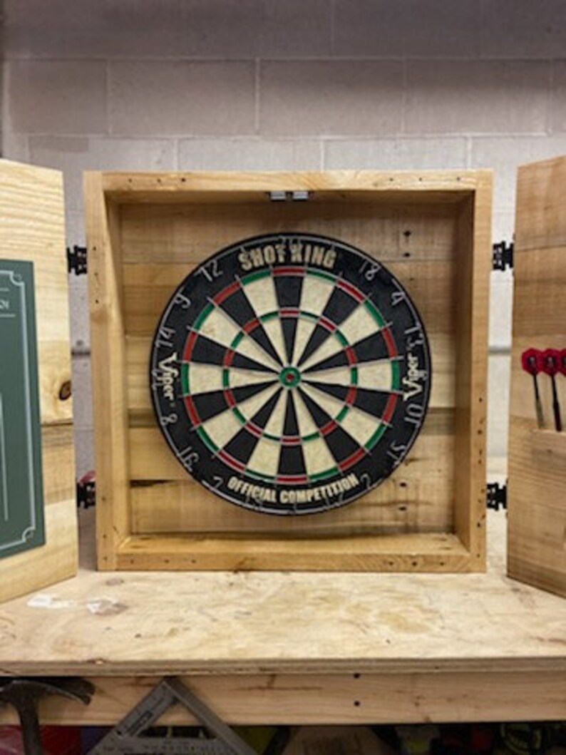 Handmade Reclaimed Wood Dartboard Etsy