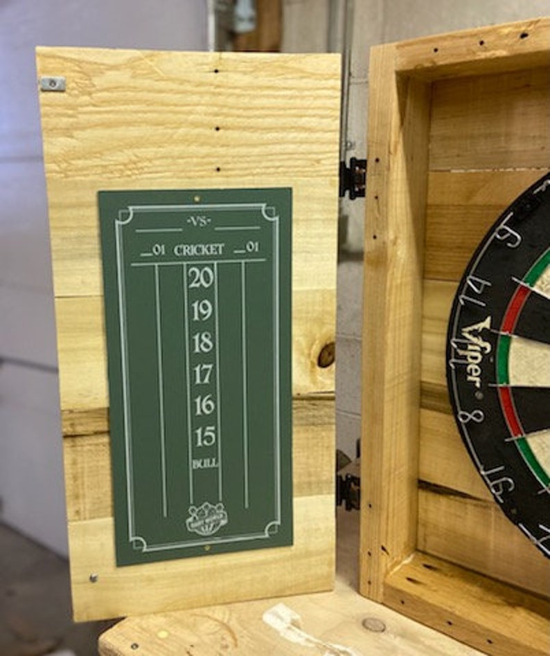Handmade Reclaimed Wood Dartboard Etsy