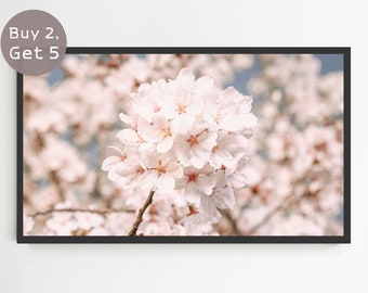 Samsung Frame TV Art, Cherry blossoms, Instant Digital Download, Flowers Decor, Plants Decor, Frame TV Art, Samsung Art TV, Digital Download