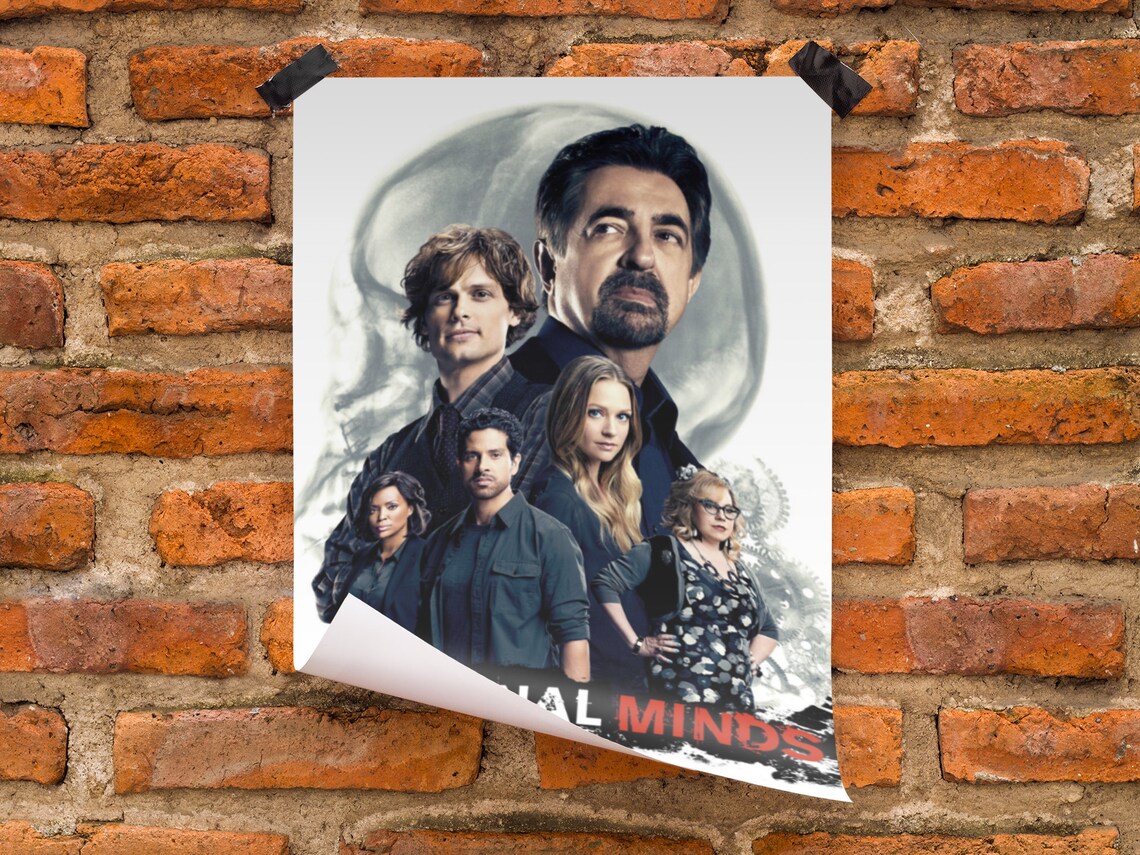 Criminal Minds Poster Print Wall Art Living Room Modern Etsy